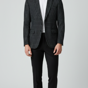 Black Print Party wear blazer